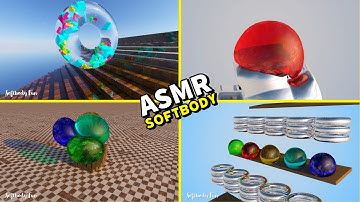 Relaxing Softbody Simulation Compilation V2 - ASMR | Softbody Fun