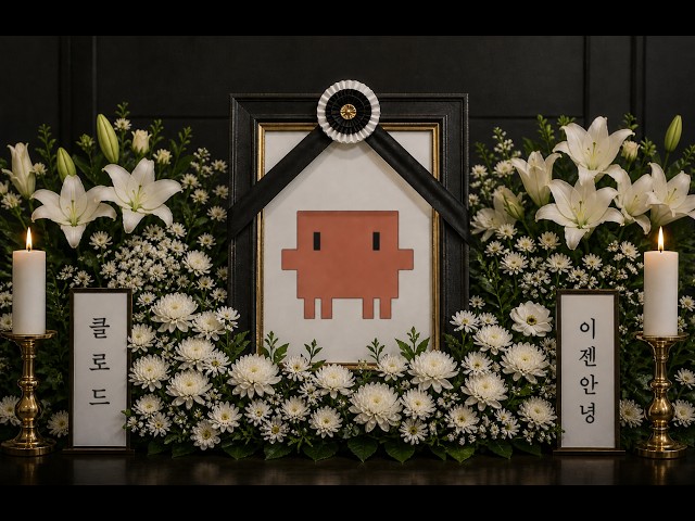 지난주에 클로드를 삭제했어.