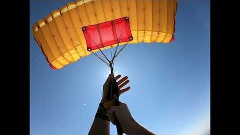 Skydiving line twist preferred method