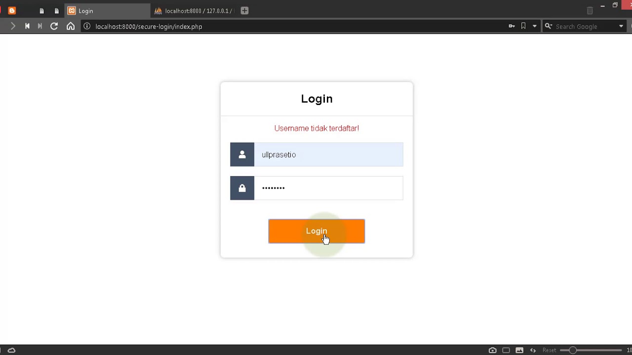 Membuat Website Login Dengan Php