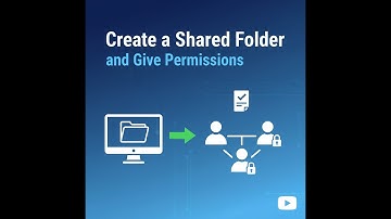 Create a Shared Folder and Give Permissions— @TechSevak2.0
