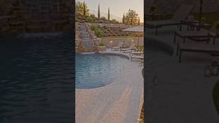 Built a Swimming Pool on backyard with AI #ai #backyard #remodelingexperts #r #remodelers #trexdeck