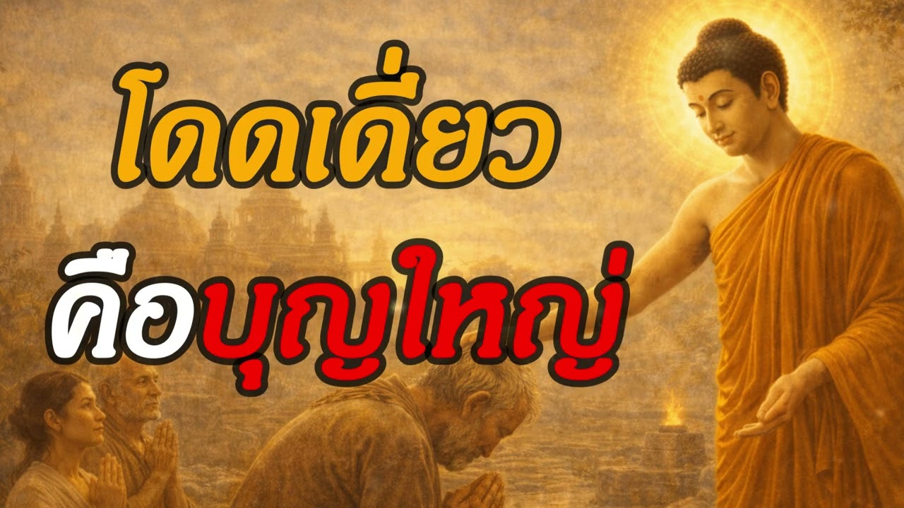 โดดเดี่ยว คือบุญใหญ่ | ธรรมะเพิ่มบุญ | Ep.7