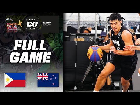 Philippines v New Zealand | Men Semi-Final | Full Game | FIBA 3x3 Asia Cup 2022