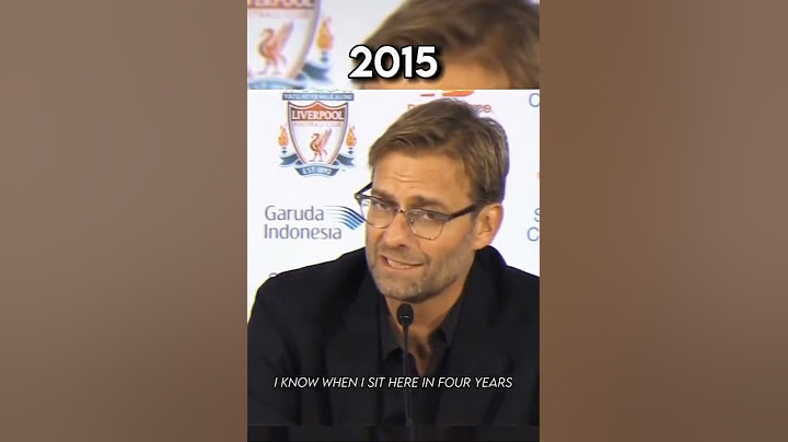 Klopp kept his word👏