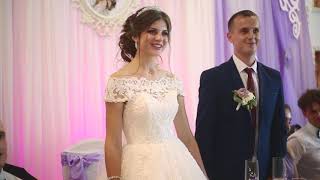 картинка: @Wedding-channel-UA Вітання нареченим Роману та Ірині від батьків 4.08.2018