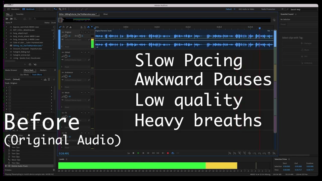 From Raw Audio to Cinematic Universe | Transforming Dialogue with Sound (Star Trek Edition)