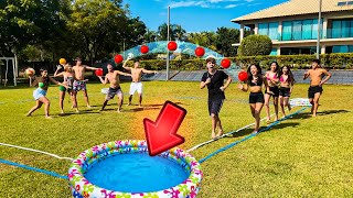 SE JOGUE NA PISCINA ANTES QUE TE ACERTEM!! ( YOUTUBERS VS TIKTOKERS ) [ REZENDE EVIL ]