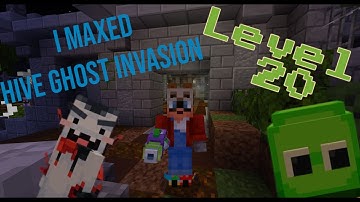 i maxed Hive ghost invasion #hiveoween