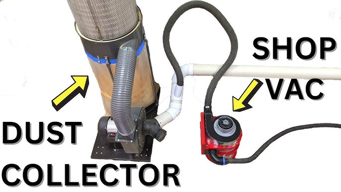 More suck from a shop-vac: Effect of hoses on dust collectors