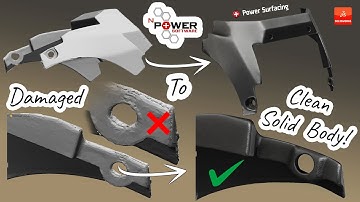 Clean your Mesh Using Power Surfacing | SOLIDWORKS