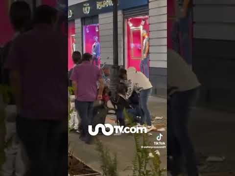 Policías de CDMX tiran puesto de churros a mujer e hijitas: indigna video