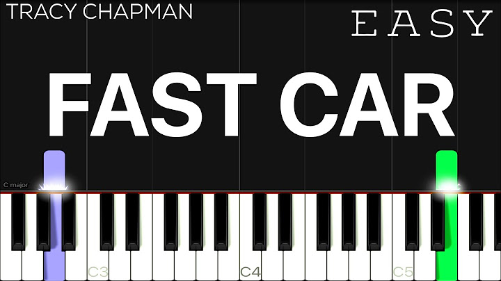 Fast Car Piano version - Piano performance video thumbnail