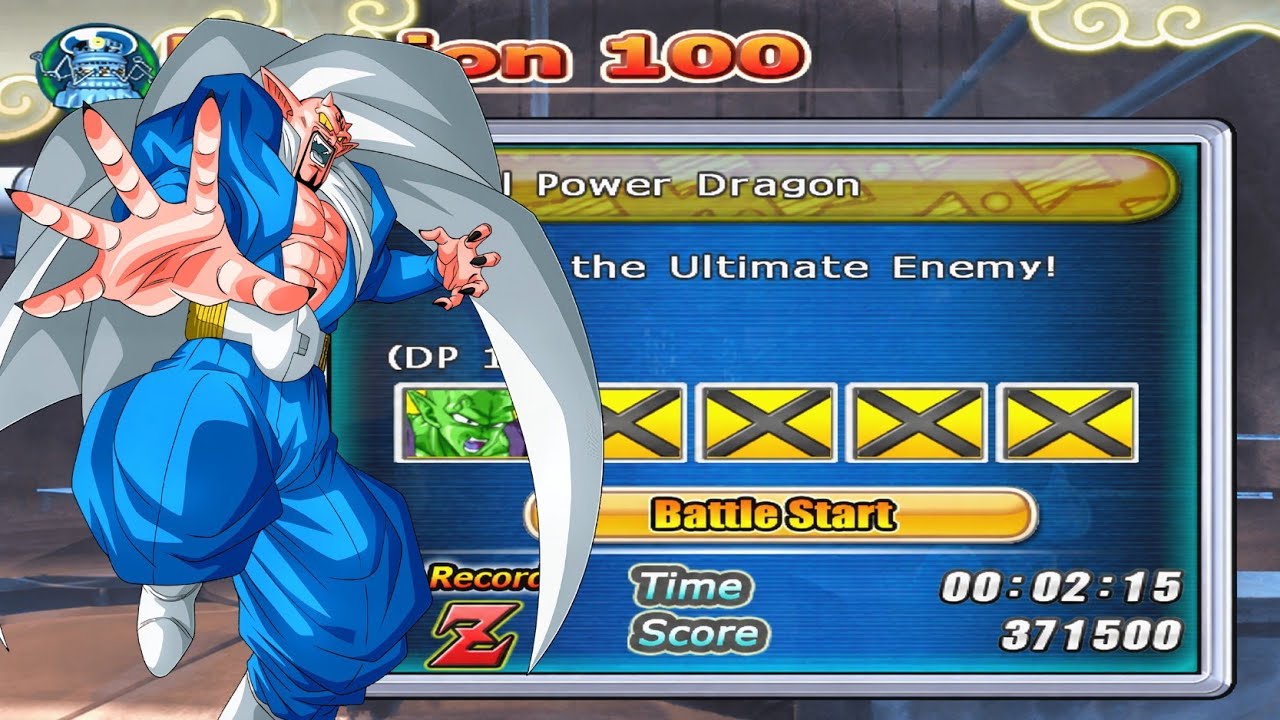 TAS】Full Power Dragon | Mission 100 (90) | DBZ: Budokai Tenkaichi