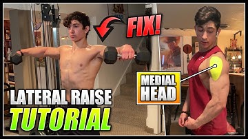 How to do the DUMBBELL LATERAL RAISE! | 2 Minute Tutorial