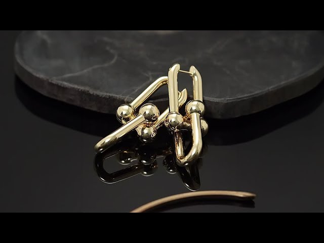 TIFFANY & Co. ハードウェア エクストララージ リンク ピアス