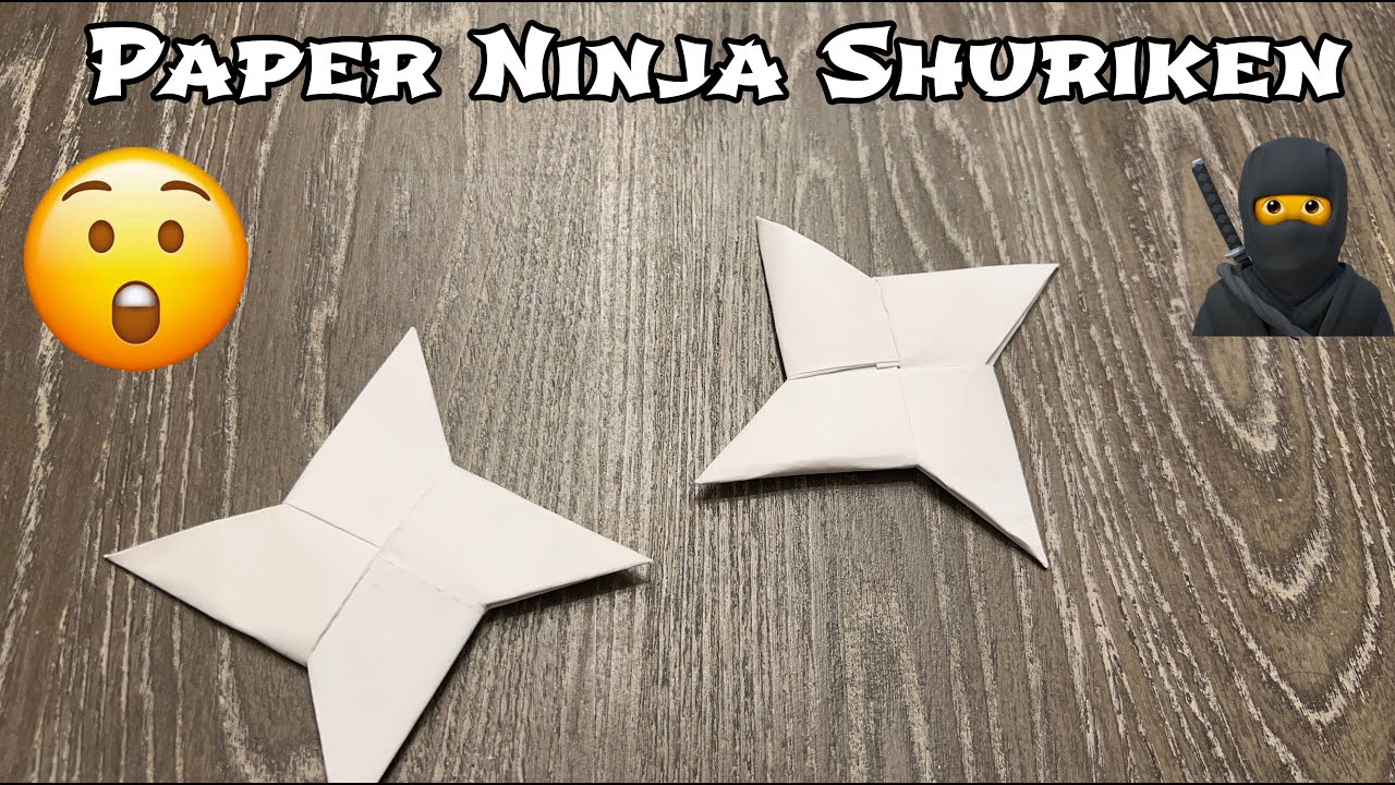 How to make Paper Shuriken (Origami) - YouTube