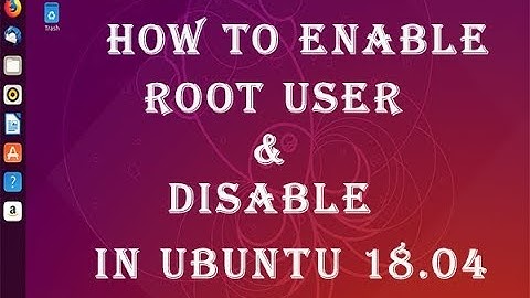 How To Enable Root Login In Linux Ubuntu 18.04 || How to become root user in ubuntu