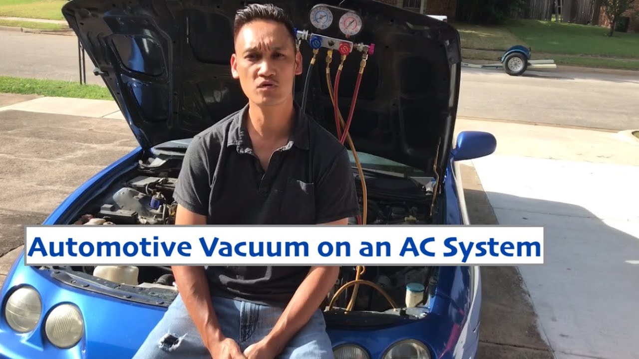 How To Pull A Automotive Vacuum AC System YouTube
