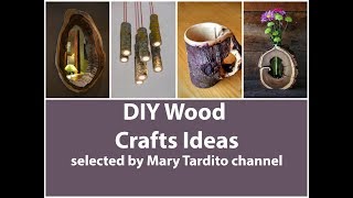 Here are creative project ideas using wood slices and logs. Get inspired with DIY wood crafts ideas including - bird feeder made out 