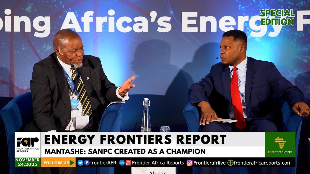 Still from Oil & Gas Can Take SA's GDP to 8% - HM Mantashe