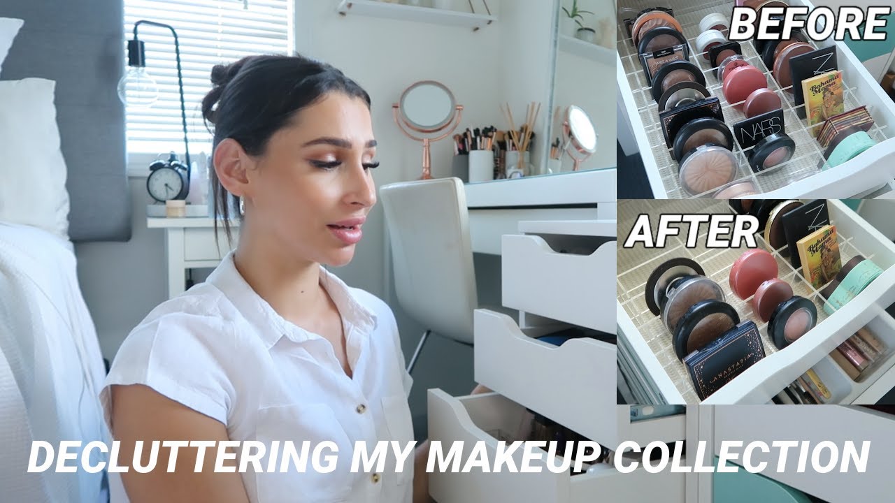 *HUGE* DECLUTTERING MY MAKEUP COLLECTION