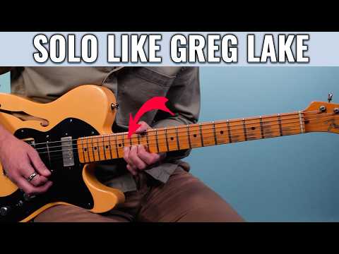 Emerson, Lake, & Palmer – “Lucky Man” Guitar Lesson (SOLO)
