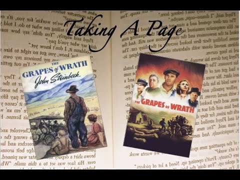 The Grapes of Wrath-Taking a Page