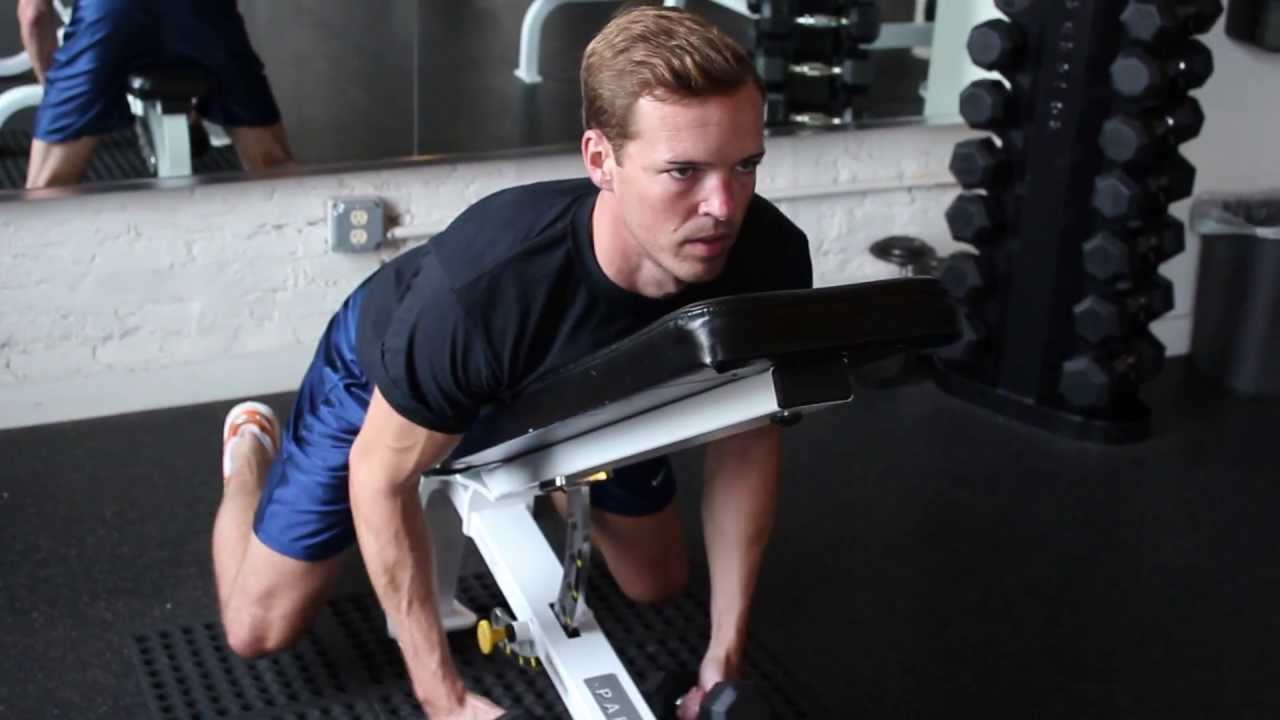 Incline Bench Rear Dumbbell Raises - Shoulder Exercises 