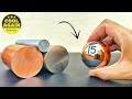 I made Insane Pool Ball out of Stainless , Copper and Epoxy Resin - Lathe Turning Ball