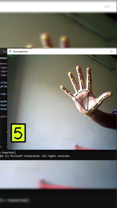 Finger count and hand detection using opencv python - YouTube