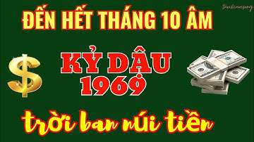 Vận Đỏ Xướng Danh, Kỷ Dậu 1969 - Từ Nay Đến Cuối Tháng 10 Âm, Tài Lộc Chảy Vào