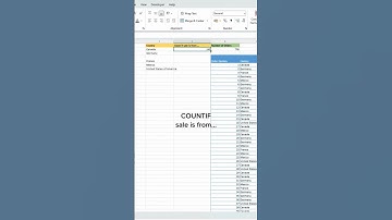 Count the rows that meet specifics using COUNTIF in Excel #exceltips #exceltricks #dataanalyst