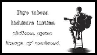 Video thumbnail of "Zirikana ibanga by Philemon Niyomugabo  Lyrics"