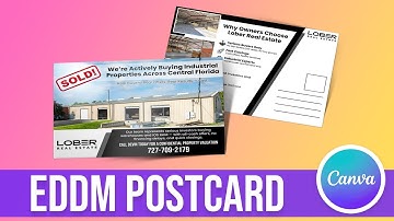 How to Design a Professional Real Estate Postcard in Canva (Step-by-Step Tutorial)