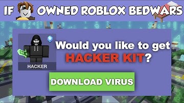 If HACKERS Owned ROBLOX BEDWARS (Terrible...)