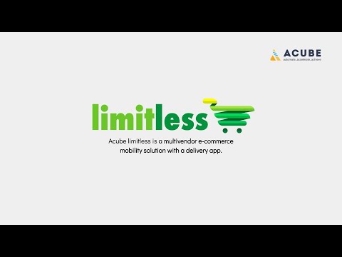 Acube limitless - multivendor e-commerce mobility solution with delivery app - video from Acube Innovations
