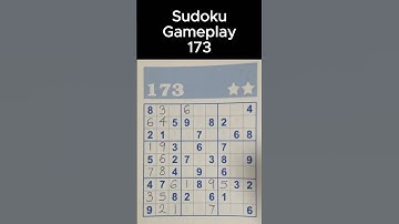 Sudoku Gameplay Medium Level | Math Tutor Edu | Sudoku 173
