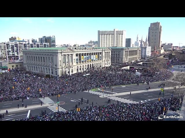 6 highlights from the Eagles Super Bowl parade - WHYY