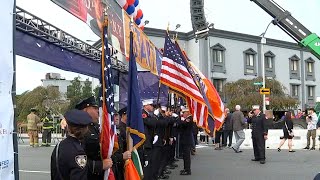 Runners, walkers retrace fallen firefighter's steps on 9/11