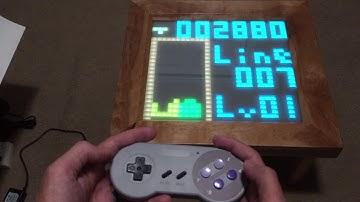 Arduino LED Classic Tetris Table