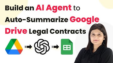 How to Build an AI Agent to Auto-Summarize Google Drive Legal Contracts