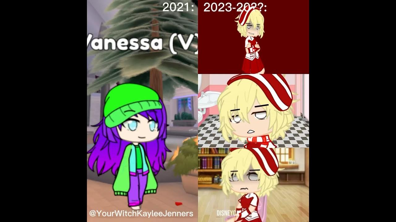 Then vs Now gacha book oc trending viral fyp trend