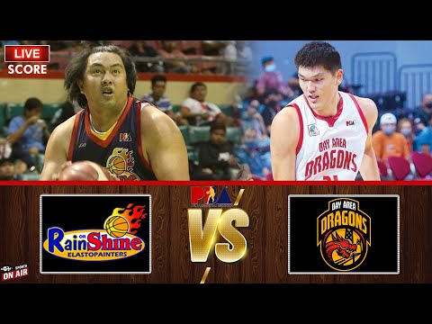 🔴 PBA LIVE SCORE:  RAIN OR SHINE VS BAY AREA DRAGONS 