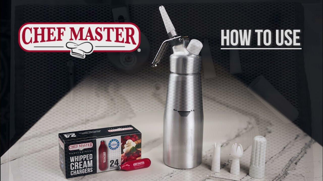 Chef Master Whipped Cream Dispenser HOW TO USE YouTube