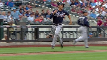 ATL@NYM: Freeman rips an RBI double to open scoring