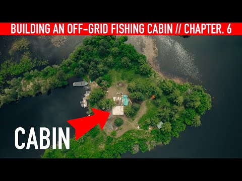 The Walls Are Going Up!!! - Building An Off Grid Fishing Cabin - Chapter 6