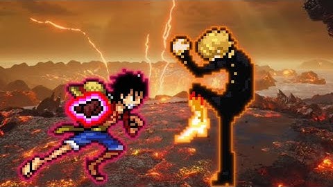 Luffy TS RN OP(New) VS Sanji TS RN OP(New) in Jump Force Mugen
