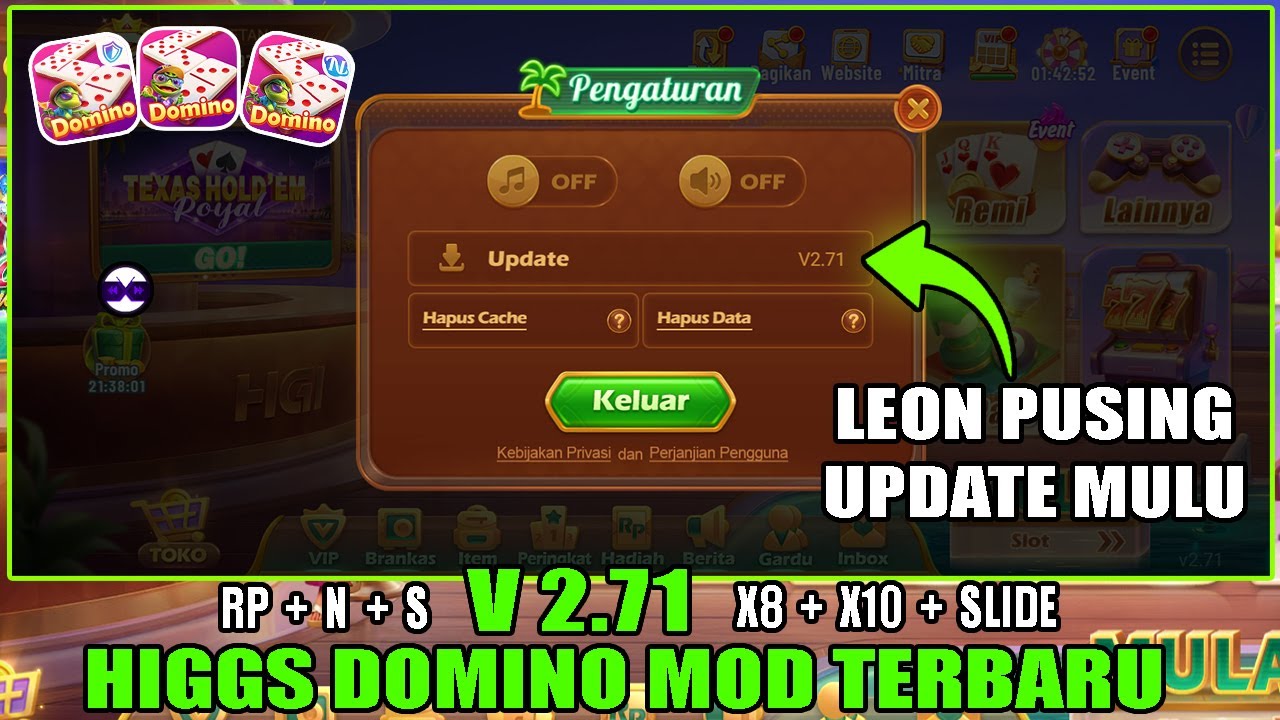 New Update - Higgs Domino Mod Apk Terbaru V2.71 RP N S -Id New Reborn