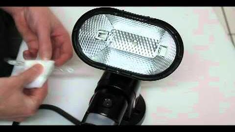 Set Up Steps 1-3 300W Motion Sensor Security Light and Video - SmartGuard